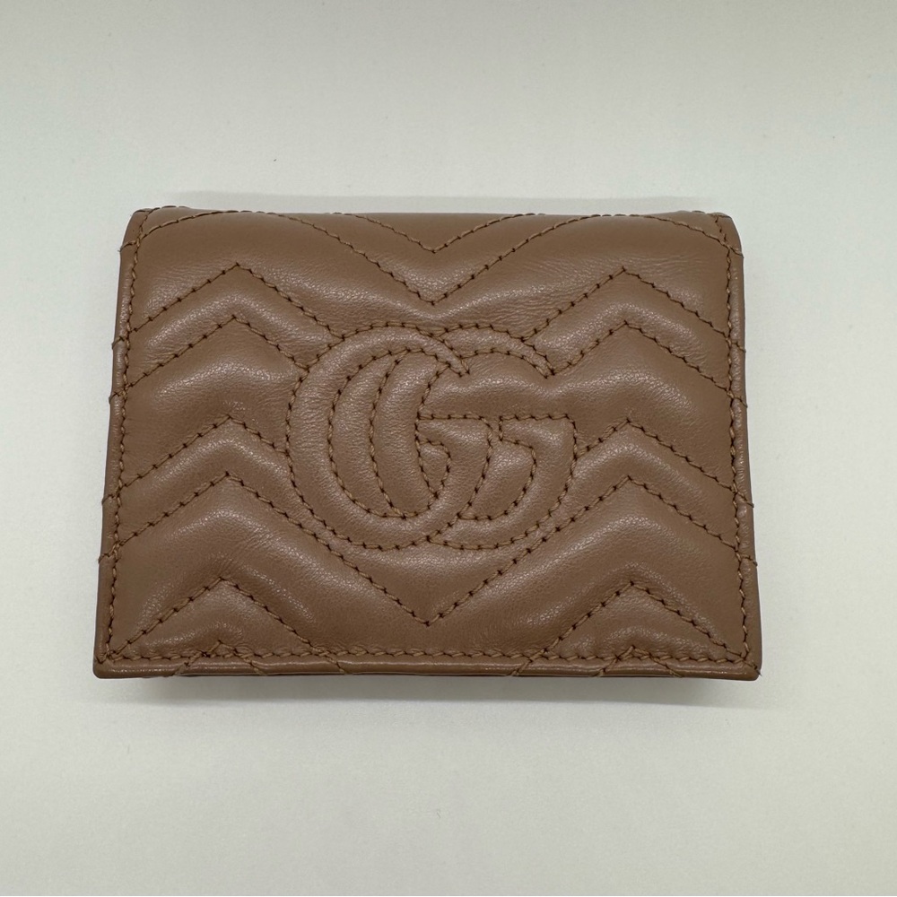Gucci GG Marmont Card Case Wallet Porcelain Rose - Picture 5 of 9